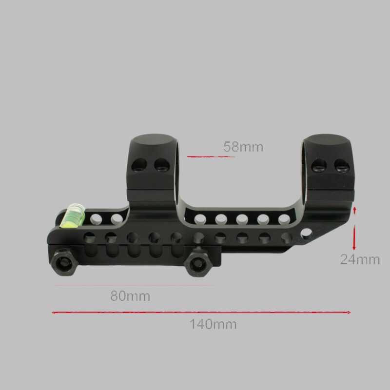 Blockmontage für Zielfernrohre Tubus  Ø  30mm u. 25,4mm – Bild 4