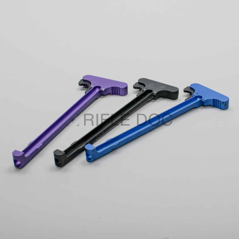 Charging Handle AR 15 Aluminium | Blau - Lila - Schwarz – Bild 2